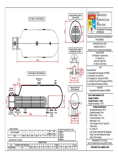 Kettle Reboiler Mechanical Design | PDF | Pipe (Fluid Conveyance ...