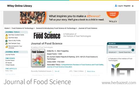 Journal of Food Science | HerbaZest