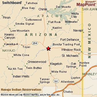 Where is Ganado, Arizona? see area map & more