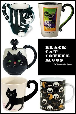 Treasures By Brenda: 31 DAYS OF COFFEE MUGS: A Clowder of Black Cat ...