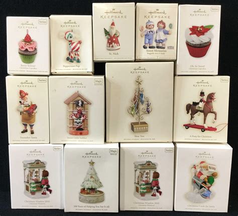 Lot - (13) Hallmark Keepsake Christmas Ornaments