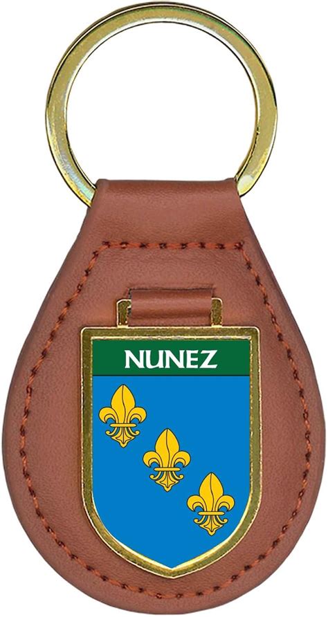 Amazon.com: Nunez Family Crest Coat of Arms Key Chains: Clothing