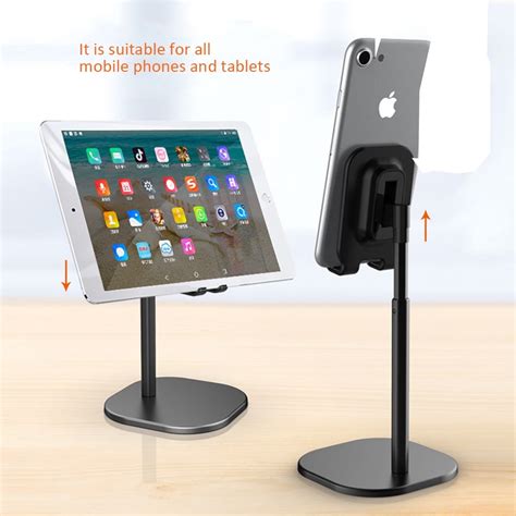 Cell Phone Holder for Desktop Angle Height Adjustable Stable Cell Phone Stand For Desk Sturdy ...