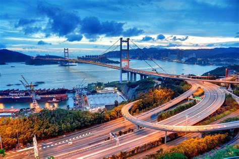 Tsing Ma Bridge, Hong Kong Hong Kong's Tsing Ma Bridge is the largest ...