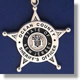 Ocean County, New Jersey Police Badge Charms