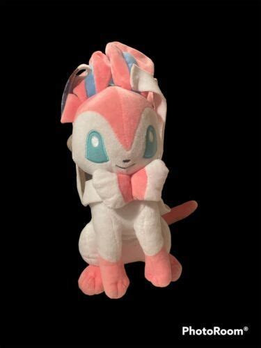 Pokemon 10" Sylveon Eevee Evolution Plush Stuffed Toy -Used | #4585083733