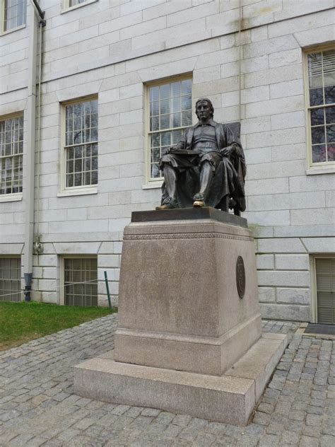 Photo-ops: Philatelic Photograph: John Harvard Statue - Cambridge, MA