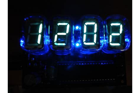 Vacuum Fluorescent Display VFD Clock Complete Kit from dhgoss on Tindie