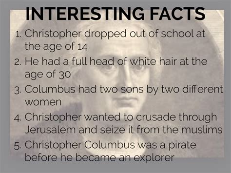 What Are Some Facts About Christopher Columbus - columbusday