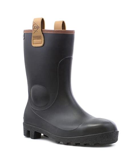 Dunlop Black Rigger Wellington safety boot | Safety Boots,Safety Footwear