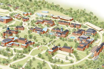 Samford University Campus Map – Map Vector