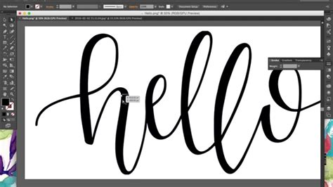 Tutorial: How to Digitize Hand Lettering & Calligraphy Using Illustrator | BySamantha - YouTube