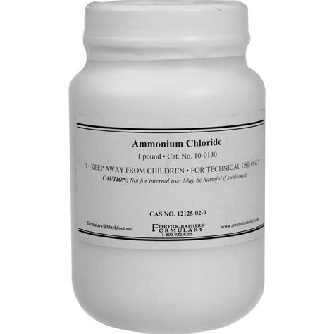 Photographers' Formulary Ammonium Chloride - 1 lb 10-0130 1LB