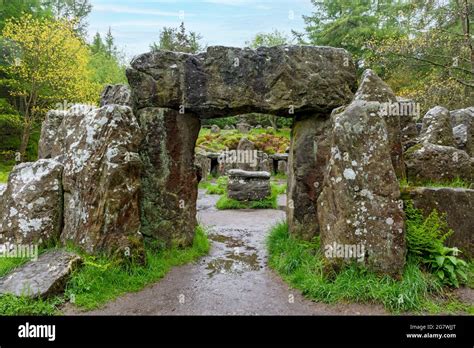 The Druid's Temple, a folly built in the late 1700s or early 1800s by William Danby. Near Masham ...