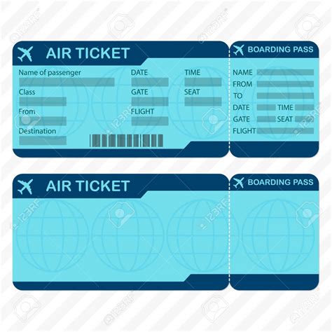 Boarding Pass T Plane Ticket Template Printable Boarding Pass | Porn ...