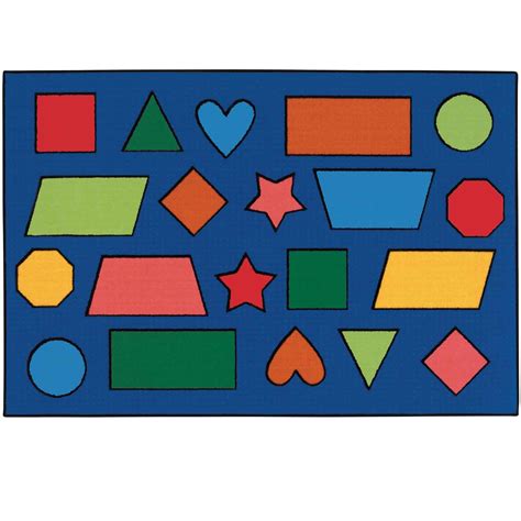 KID$ Value Classroom Rugs™, Color Shapes | Becker's