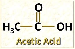 Structural Formula For Acetic Acid