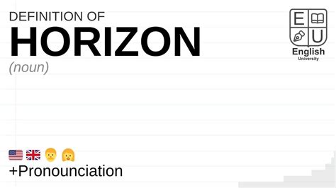 HORIZON meaning, definition & pronunciation | What is HORIZON? | How to say HORIZON - YouTube