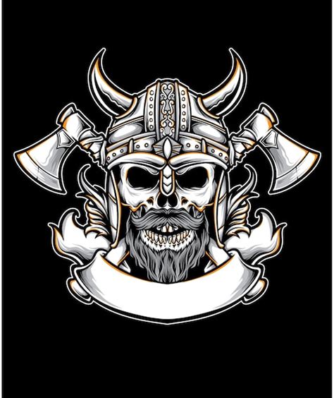 Premium Vector | Viking logo vector