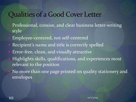 Creating an Effective Resume and Cover Letter - ppt download