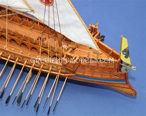 BYZANTINE DROMON 3 | Greek Ship Models | Model ships, Lepanto, Scale model ships