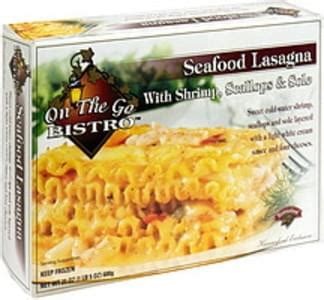 Hannaford with Shrimp, Scallops & Sole Seafood Lasagna - 21 oz, Nutrition Information | Innit