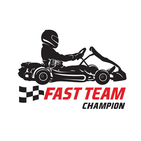 Go Kart racing sport vector illustration, perfect for logo championship event logo also t shirt ...