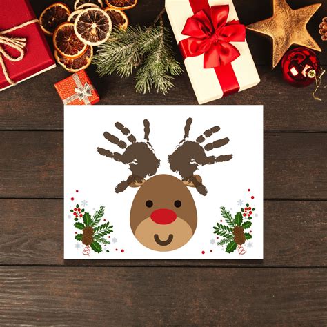 Fingerprint christmas cards – Artofit