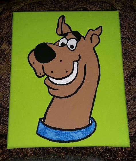 Scooby-Doo Canvas Painting for Kids Birthday