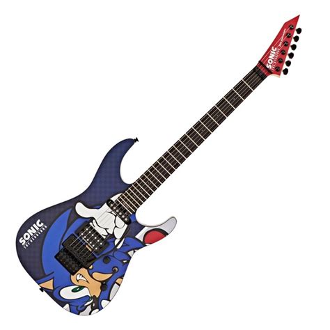 期間限定送料無料 ESP SN-25TH SONIC THE HEDGEHOG GUITAR-II sushitai.com.mx