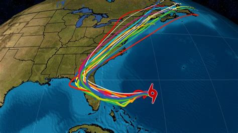 Subtropical Storm Nicole Maps Tracker: Spaghetti Models, Forecast Path ...