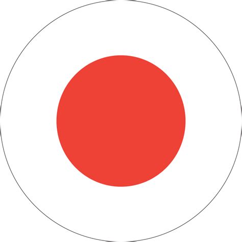 Circle Japan Flag PNGs for Free Download