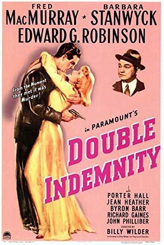 Amazon.com: Double Indemnity POSTER (27" x 40"): Posters & Prints