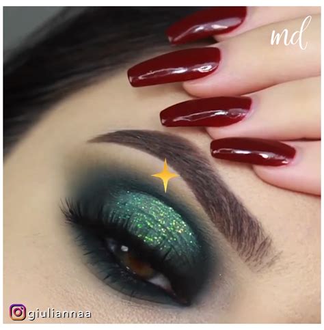 EMERALD GREEN #emerald #green #eye #makeup #emeraldgreeneyemakeup | Emerald eye makeup, Makeup ...