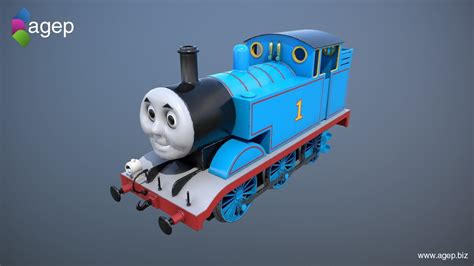 Downloadable! Thomas the Tank Engine (3D) - Thomas & Friends Fanart - YouTube