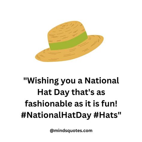 50 Famous National Hat Day Quotes, Messages & Wishes