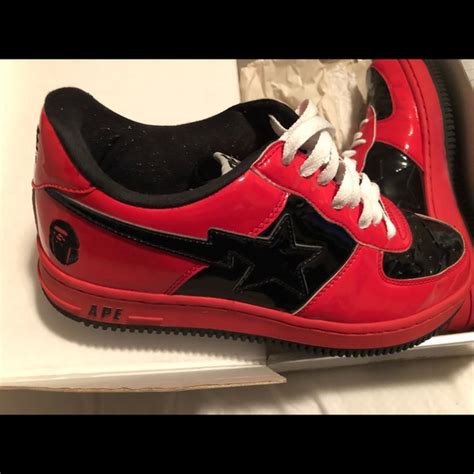 Bape | Shoes | 206 Halloween Red Bape Shoes Mens Us 95 | Poshmark