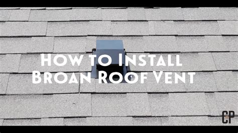 How To Install Roof Vents