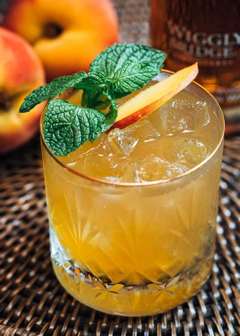 Bourbon Peach Smash - Striped Spatula