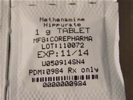 Methenamine Hippurate Information, Side Effects, Warnings and Recalls