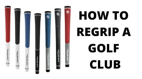 How to REGRIP a Golf Club - YouTube