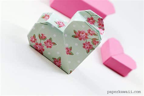 Origami Heart Box Video Instructions - Paper Kawaii