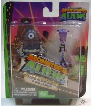 Monsters Vs Aliens: Alien Clone Robot & Gallaxhar - Visiontoys