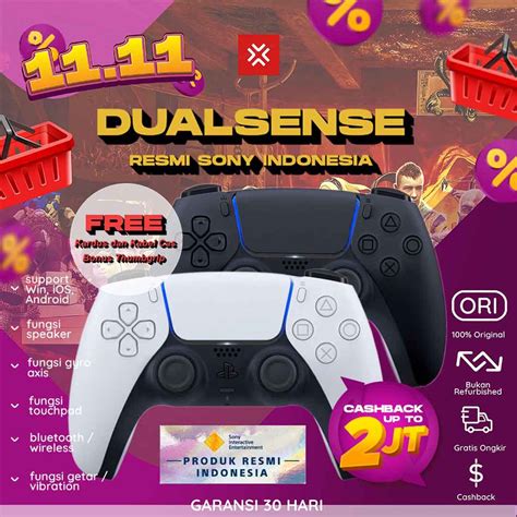 Jual DUALSENSE Stik Stick PS5 Controller Joystick Gamepad ORIGINAL | Shopee Indonesia