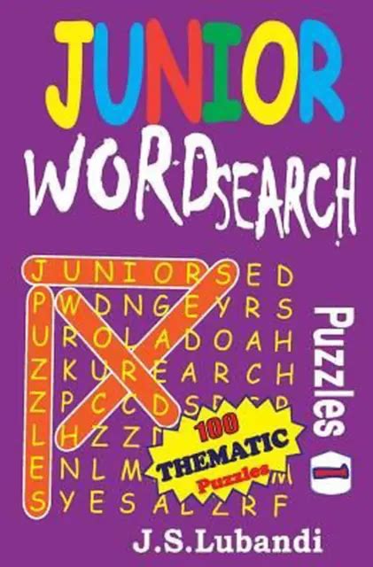 JUNIOR WORD SEARCH Puzzles by J.S. Lubandi (English) Paperback Book $17.95 - PicClick
