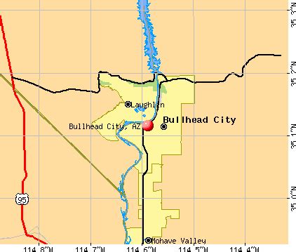 Map Of Bullhead City Az - Canyon South Rim Map