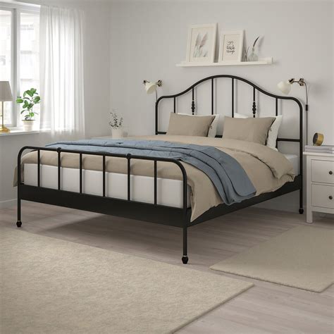 SAGSTUA Bed frame - black King in 2020 | Bed frame, Comfort mattress ...