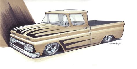 Car Drawings from 1320Designs - Hot Rod Car Concept Drawings | MyRideisMe.com