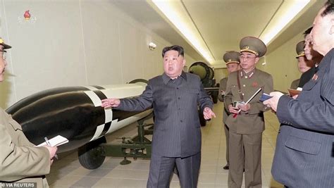 Kim Jong-Un calls for 'exponential' growth of his nuclear arsenal | Daily Mail Online