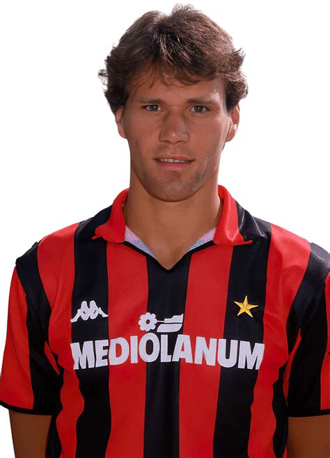 Marco van Basten Milan football render - FootyRenders